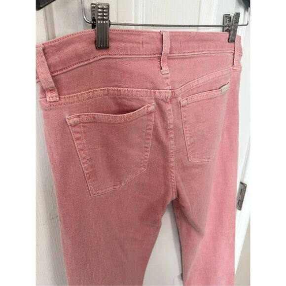 Joes jeans salmon color or light red ankle straight size 29 cotton made in USA - Picture 5 of 5